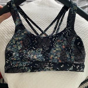 Lululemon floral energy bra 6